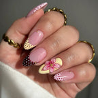 Nail Extensions 3D Floral Acrylic Full-Cover
