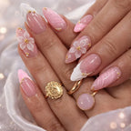 Nail Extensions 3D Floral Acrylic Ready To Wear