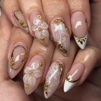 Nail Extensions 3D Floral Acrylic Salon-Quality