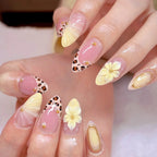 Nail Extensions 3D Floral Adhesive-Free & Non-Toxic