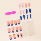 Nail Extensions 3D Floral & Metallic Easy Application