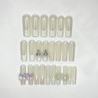 Nail Extensions 3D Gems & Bows Easy Apply