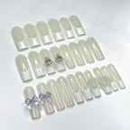 Nail Extensions 3D Gems & Bows Easy Apply