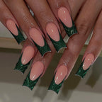 Nail Extensions Acrylic Botanical Design Easy Application