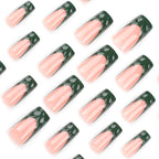 Nail Extensions Acrylic Botanical Design Easy Application