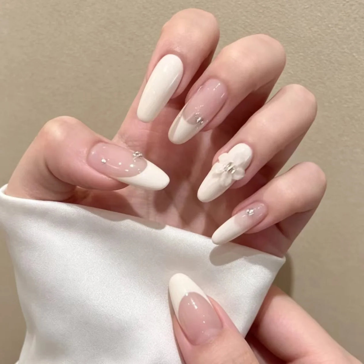 Nail Extensions Acrylic Floral Lightweight