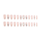 Nail Extensions Acrylic Floral Long-Lasting