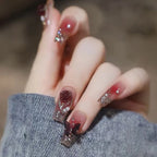 Nail Extensions Acrylic Floral Long-Lasting