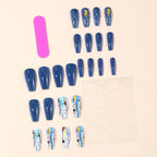 Nail Extensions Acrylic Galaxy Design Chip Resistant