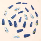 Nail Extensions Acrylic Galaxy Design Chip Resistant