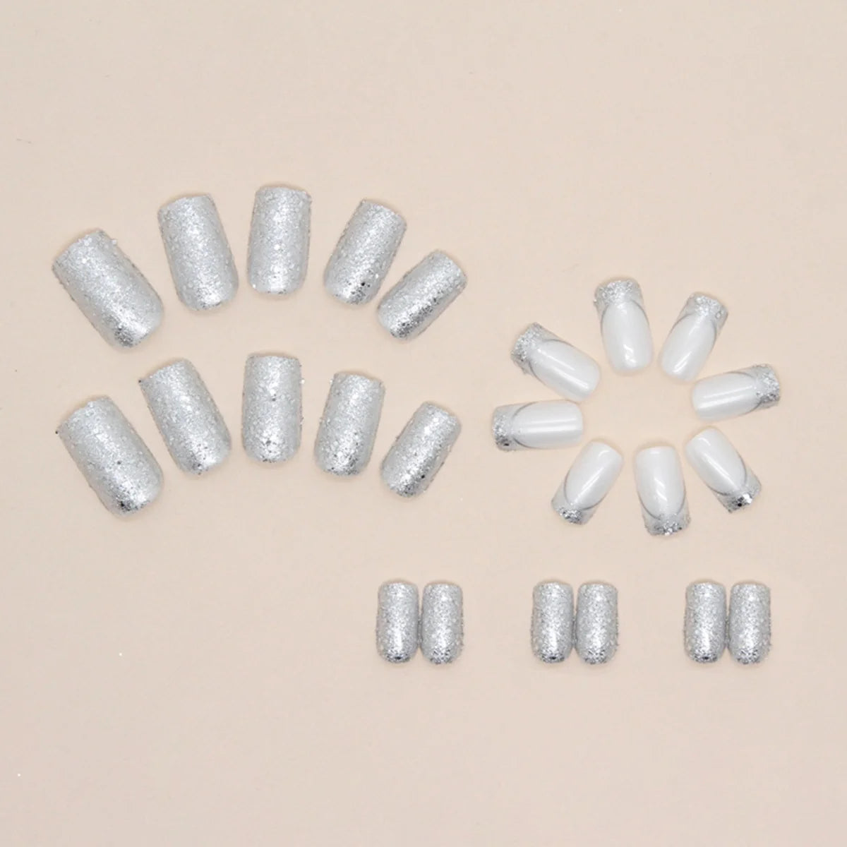 Nail Extensions Acrylic Glitter Comfortable Fit
