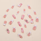 Nail Extensions Acrylic Lightweight 3D Bows & Hearts