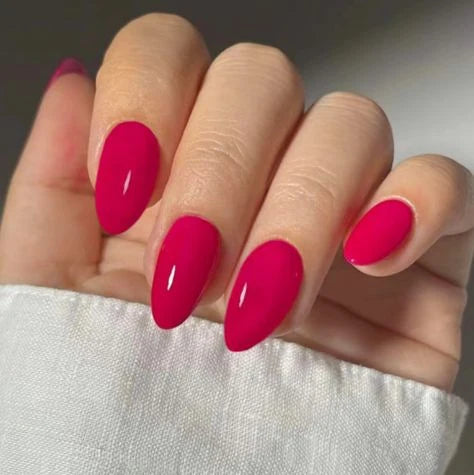 Nail Extensions Almond Shape Long-Lasting Gelatin & Rolled Strips