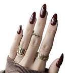 Nail Extensions Almond Shape Long-Lasting Gelatin & Rolled Strips