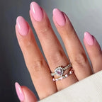 Nail Extensions Almond Shape Long-Lasting Gelatin & Rolled Strips
