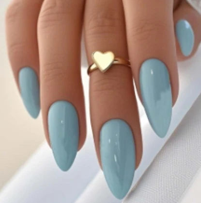 Nail Extensions Almond Shape Long-Lasting Gelatin & Rolled Strips
