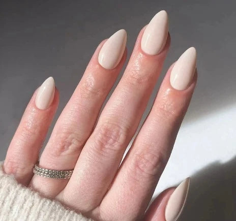 Nail Extensions Almond Shape Long-Lasting Gelatin & Rolled Strips