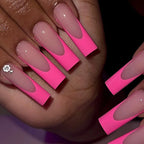 Nail Extensions Almond Shape Rhinestone Accents Durable