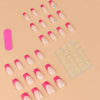 Nail Extensions Almond Shape Rhinestone Accents Durable