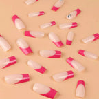 Nail Extensions Almond Shape Rhinestone Accents Durable