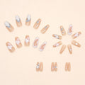 Nail Extensions Artistic Blue Designs Easy Apply & Trim