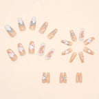 Nail Extensions Artistic Blue Designs Easy Apply & Trim