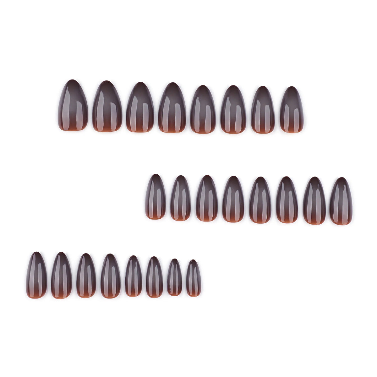 Nail Extensions Banana Shape Press-On & Reusable