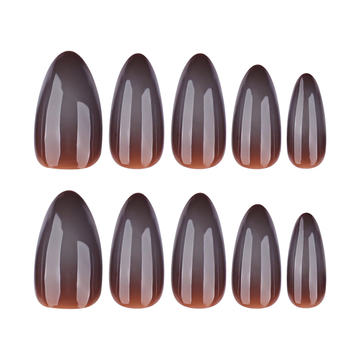 Nail Extensions Banana Shape Press-On & Reusable