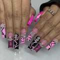 Nail Extensions Bold Artistic Designs Quick Application