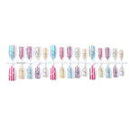 Nail Extensions Embellished Artistic Designs Easy-Apply & Long-Wear