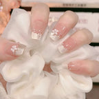 Nail Extensions Floral Acrylic Comfortable Fit
