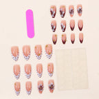 Nail Extensions Floral Acrylic Multiple Sizes