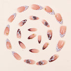 Nail Extensions Floral Acrylic Multiple Sizes