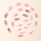 Nail Extensions Floral & Butterfly Long-Lasting