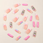 Nail Extensions Floral Design Easy-Apply Lightweight & Long-Lasting