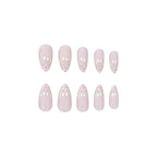 Nail Extensions Floral French Tip Easy Application & Comfortable Fit