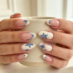 Nail Extensions Floral Gel Easy Application Long-Lasting