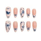 Nail Extensions Floral Gel Easy Application Long-Lasting