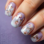 Nail Extensions Floral Gel Long-Lasting