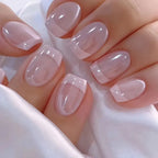 Nail Extensions French Tip Acrylic Long-Lasting