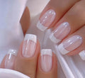 Nail Extensions French Tip Acrylic Long-Lasting