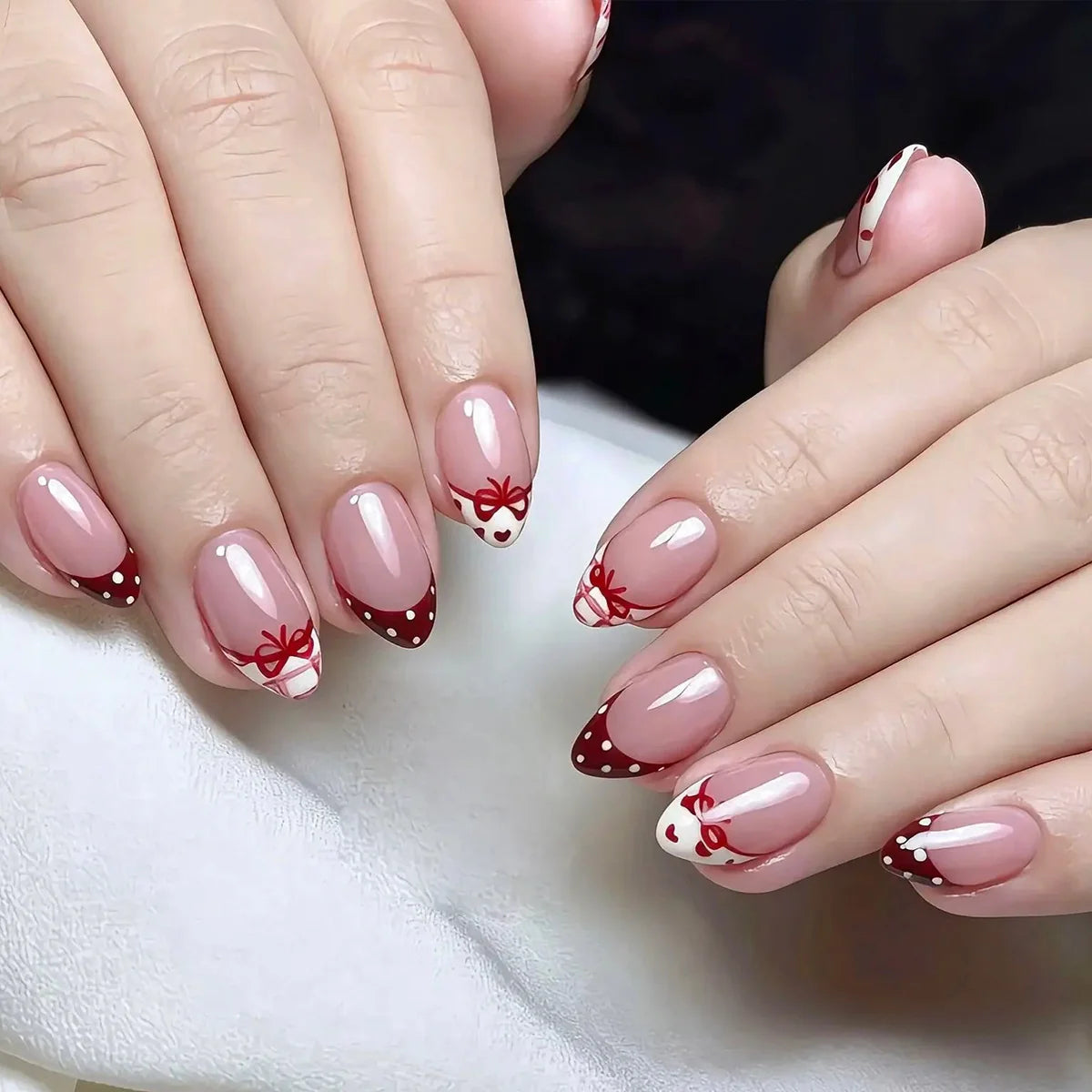 Nail Extensions French Tip White Lightweight & Comfortable