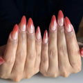 Nail Extensions Gel Gradient Almond Set of 24