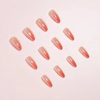 Nail Extensions Gel Gradient Almond Set of 24
