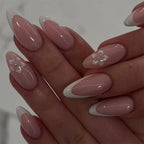 Nail Extensions Gelatin Tips Metallic Accents Comfort Fit