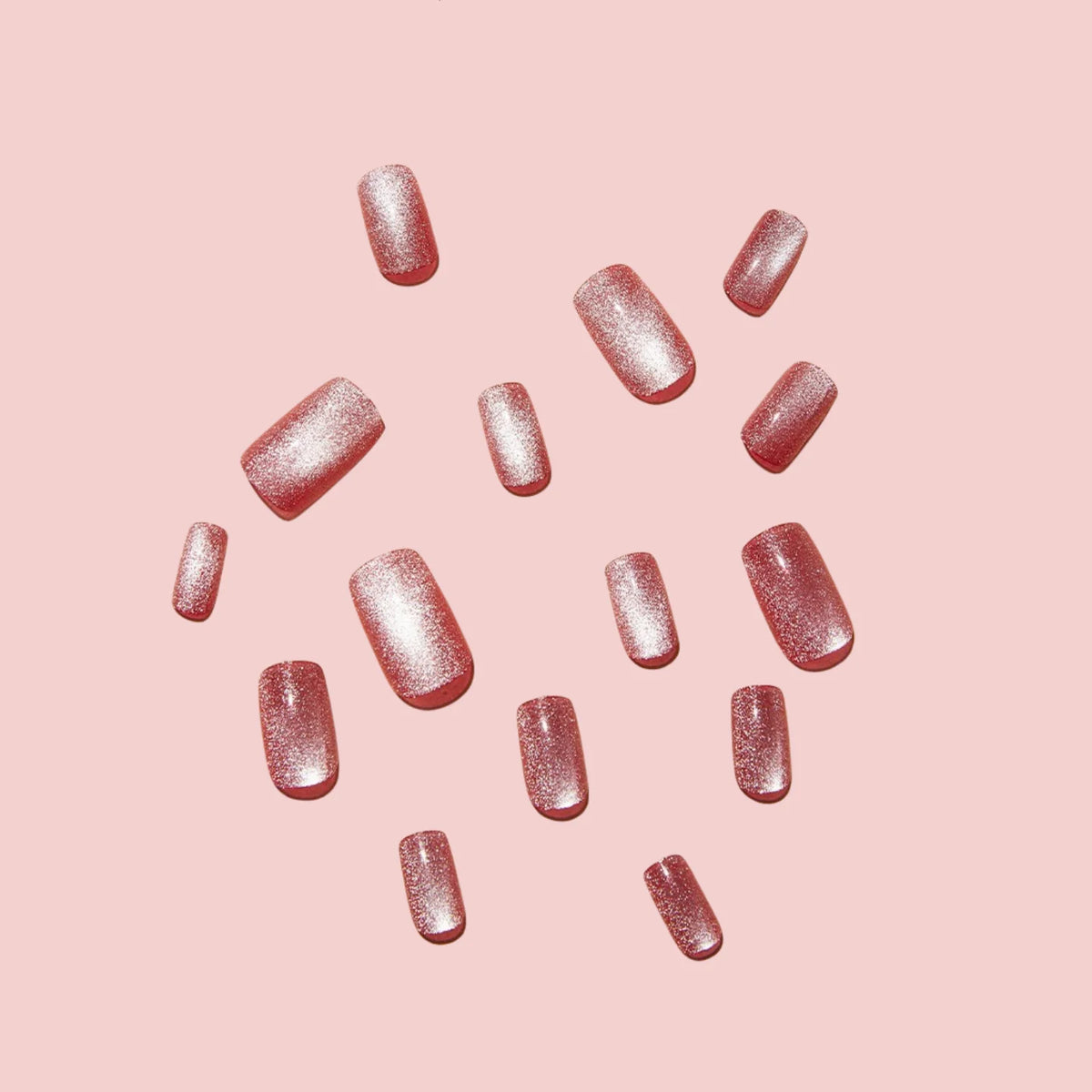 Nail Extensions Glitter Finish Long-Lasting & Damage-Free