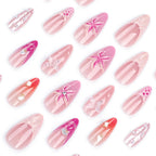 Nail Extensions Glue-On 3D Artistic Accents Durable