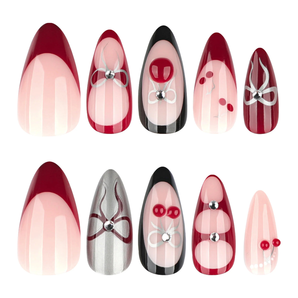 Nail Extensions Handcrafted 3D Easy Application Long-Lasting Shine