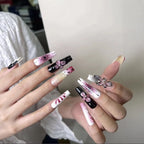 Nail Extensions Handcrafted Floral Durable Easy Apply