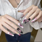 Nail Extensions Handcrafted Floral Durable Easy Apply